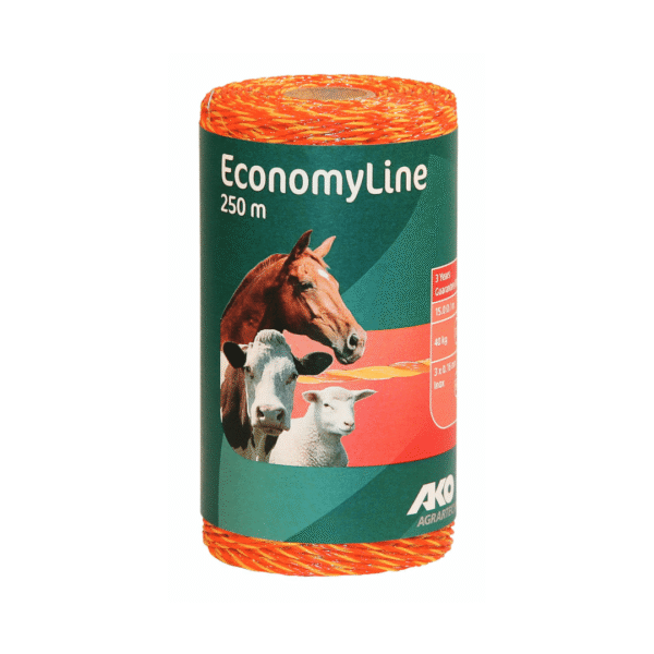 EconomyLine villanypásztor vezeték 250 m, sárga/narancs