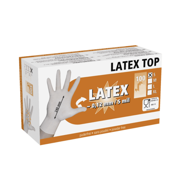Latex Top egyszer használatos kesztyű