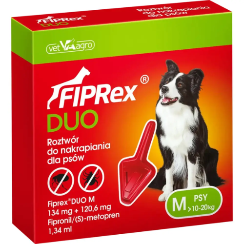 Fiprex Duo M kullancs és bolha riasztó kutyáknak