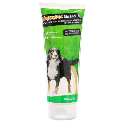 HappyPet Guard bolha- és kullancsriasztó sampon kutyák és macskák részére